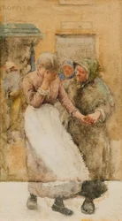 Studie für Unter den Vermissten, ca. 1894